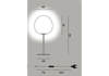 Lampa stołowa Foscarini 244024EG-10 Rituals XL tavolo alta