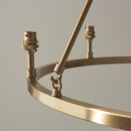 Lampa wisząca Endon Lighting Chester 111202 mosiądz