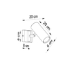 Sollux Lighting Kinkiet DIREZIONE biały SL.0494