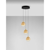 Lampa wisząca Luces Exclusivas LURVELA LE45133 złoty i odcienie złota, czarny