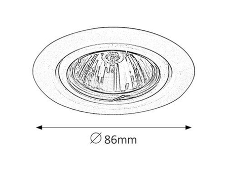 Lampa sufitowa Rabalux Spot relight 1095 brąz