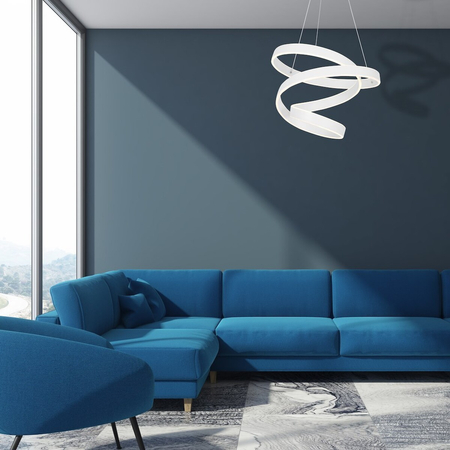 Milagro Lampa wisząca Andromeda Biały 100W LED ML5492 BIAŁY