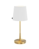 Lampa stołowa By Rydens Lumi H48,5 cm E27 złoty/biały
