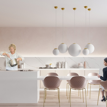 Sollux Lighting Lampa wisząca UGO 20 złota SL.0715