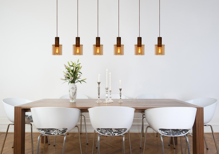 Lampa wisząca Lucide TOLEDO 74405/03/62 biały/miedziany