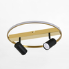 Lampa sufitowa Zuma Line CL231045 VIENNA LAMPA SUFITOWA CZARNA-ZŁOTA/BLACK-GOLD