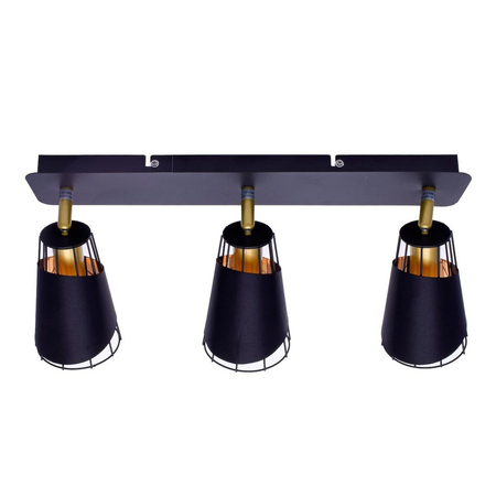 Milagro Lampa sufitowa RICK 3xE14 ML5567 CZARNY