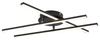 Lampa sufitowa Rabalux Svetlana 3514 czarny matowy