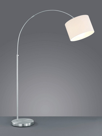 Lampa podłogowa Trio 461100101 srebrny