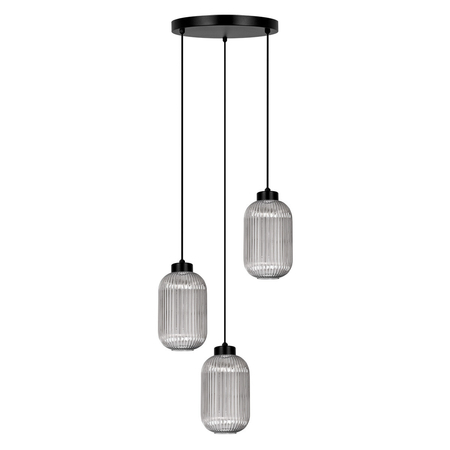 Lampa wisząca Kaja SILVA K-5755 grafitowy, czarny
