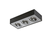 Lampa sufitowa PAULO 3 12V BLACK/ALUMINIUM Azzardo AZ1262 czarny