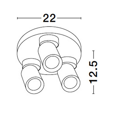 Reflektor Luces Exclusivas LE44408 biały