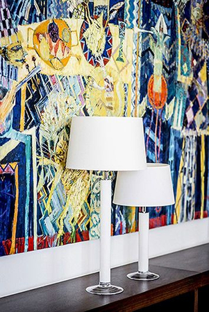 Lampa stojąca 4concepts FJORD Czarno-Złoty