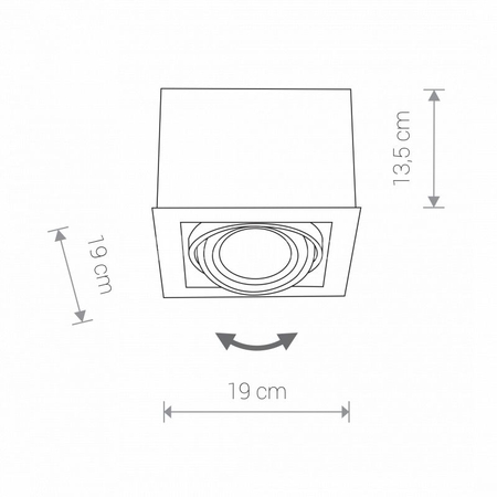 Lampa BOX ES111 black I 9495 Nowodvorski Lighting