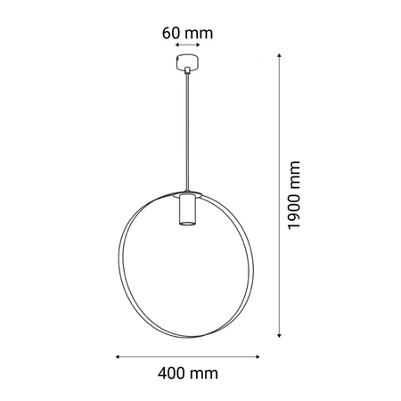 Lampa wisząca ORTIGA 3 400mm Shilo 5151