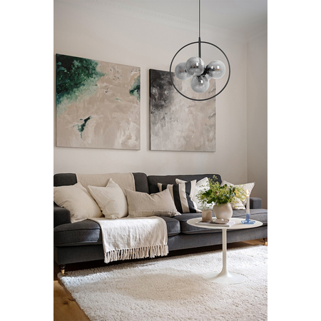 Lampa wisząca Kaja MEGAN K-3836 czarny, grafitowy