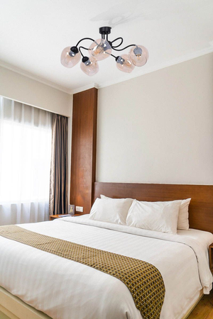 Lampa sufitowa DIUNA Kaja K-5191 bursztynowy