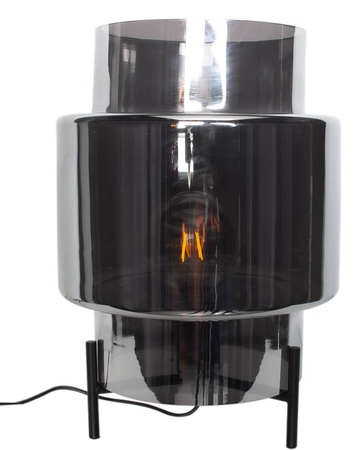 Lampa stołowa By Rydens Ebbot 4002340-4505 smokegrey