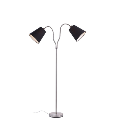 Lampa podłogowa Markslöjd MODENA 105248 czarny/srebrny