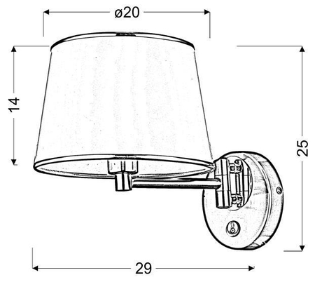 Kinkiet Candellux 21-00883 Ibis