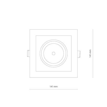 Oprawa wpuszczana CL DIA LED 18W Nowodvorski 8721 biały