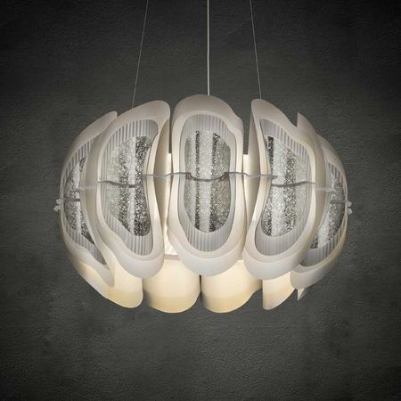 Lampa wisząca Slamp FIORDLYS - SILVER ROUND FRDSM00SLV01T00ROUEU srebrny