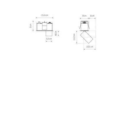 Reflektor MONO DEEP Nowodvorski 10464 biały