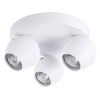 Lampa sufitowa PERA 3 ROUND SAND WHITE Azzardo AZ1254 biały