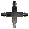 Eko-Light Łącznik Lampy Track Light Czarny 3-obwodowy Typ: + ML7098 CZARNY
