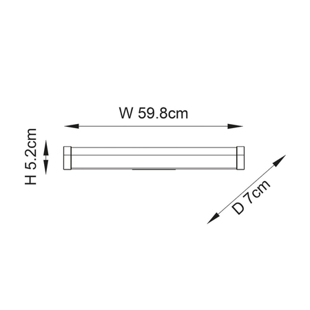 Kinkiet Endon Lighting Moda 76656 biały