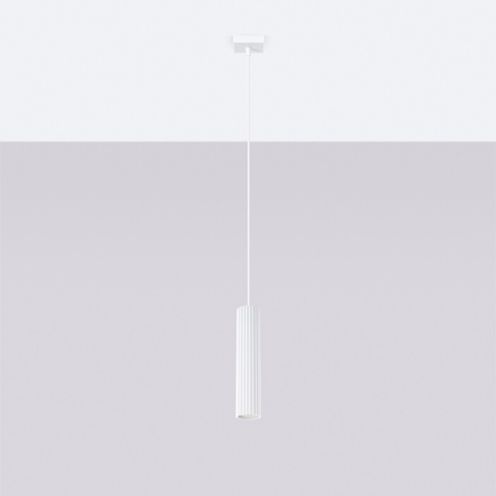 Sollux Lighting Lampa wisząca KARBON 1 biały SL.1535