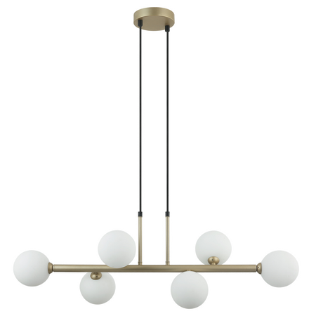 Lampa wisząca Italux PND-38679-6-FGD+WH Olbia