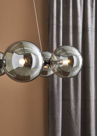 Lampa wisząca Markslöjd CIRCLE 108051 czarny/dymiony