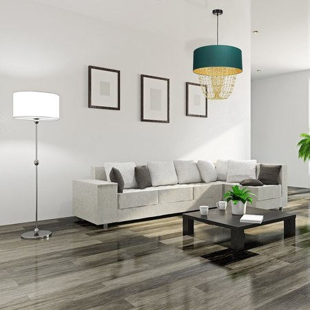 Milagro Lampa wisząca ALMERIA GREEN/GOLD 1xE27 MLP6452 ZIELONY / ZŁOTY