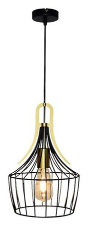 Lampa wisząca Rabalux Parov 4925 czarny matowy