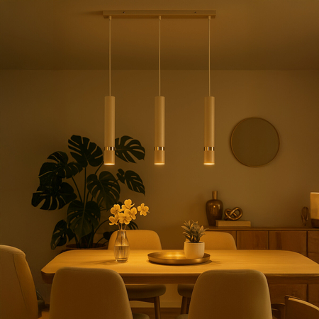 Milagro Lampa wisząca JOKER CASHMERE/GOLD 3xGU10 MLP2332 KASZMIR