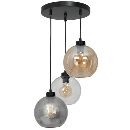 Milagro Lampa wisząca SOFIA MIX 3xE27 MLP6585 CZARNY