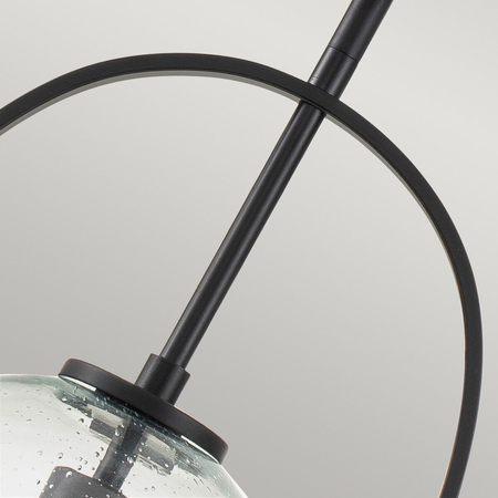 Średnia lampa wisząca Somerset - 1 źródło światła - Czarna Quintiesse QN-SOMERSET-P-C-BK