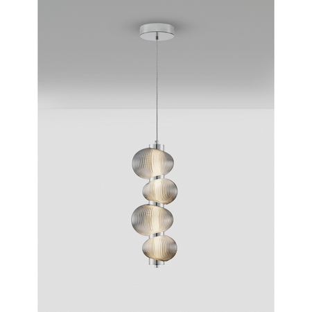 Lampa wisząca Luces Exclusivas TANVERA LE45207 szary i odcienie szarości