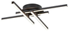 Lampa sufitowa Rabalux Svetlana 3515 czarny matowy