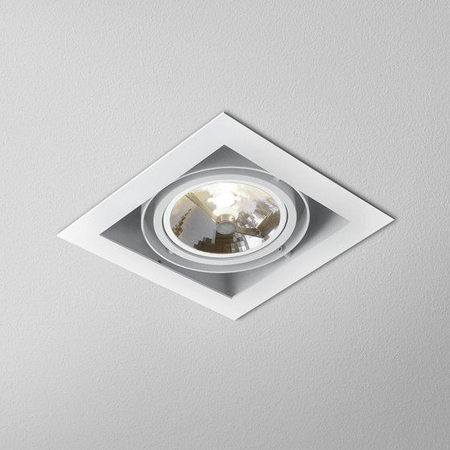 Lampa wpuszczana AQForm Squares 111 x 1 Recessed Biały Struktura