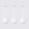 Sollux Lighting Lampa wisząca BRINA 3L biała SL.1333