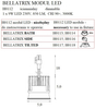 Oprawa wpuszczana Maxlight BELLATRIX H0112 LED MODULE czarny/chrom