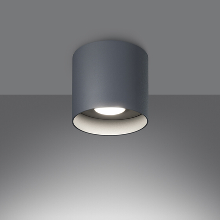 Sollux Lighting Plafon MIKA szary SL.1282