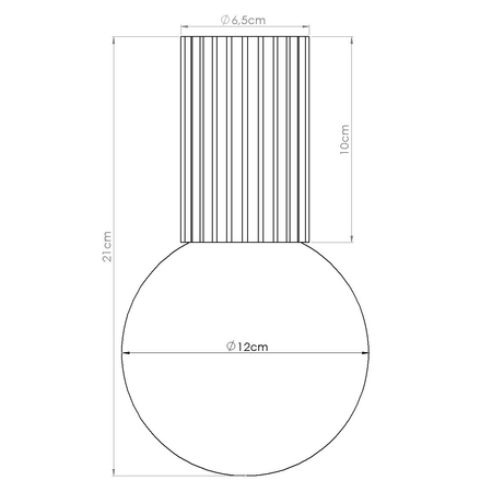Sollux Lighting Plafon HALO mocca IP44 SL.1733