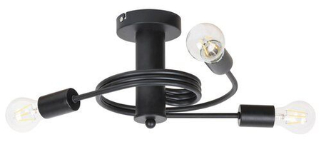 Lampa sufitowa Rabalux Carly 2095 czarny matowy