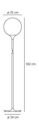 Lampa podłogowa Artemide 1055010A Castore 35