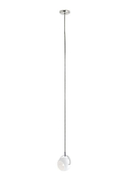 Lampa wisząca Fabbian D57A1701 Beluga White D57 Ø9cm D90