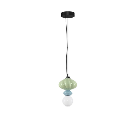 Lampa wisząca Luces Exclusivas CASURNO LE45220 zielony, niebieski