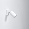Sollux Lighting Kinkiet RING biały z włącznikiem SL.1024